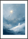 Vinger af kold vind - Black Frame, With White Border