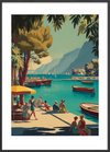 Lyden af solvarmt vand - Black Frame, With White Border