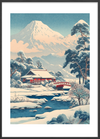 Stilhedens hvide hvisken - Black Frame, With White Border