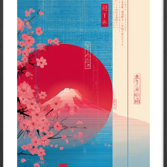 Smag af forårssol - Black Frame, With White Border