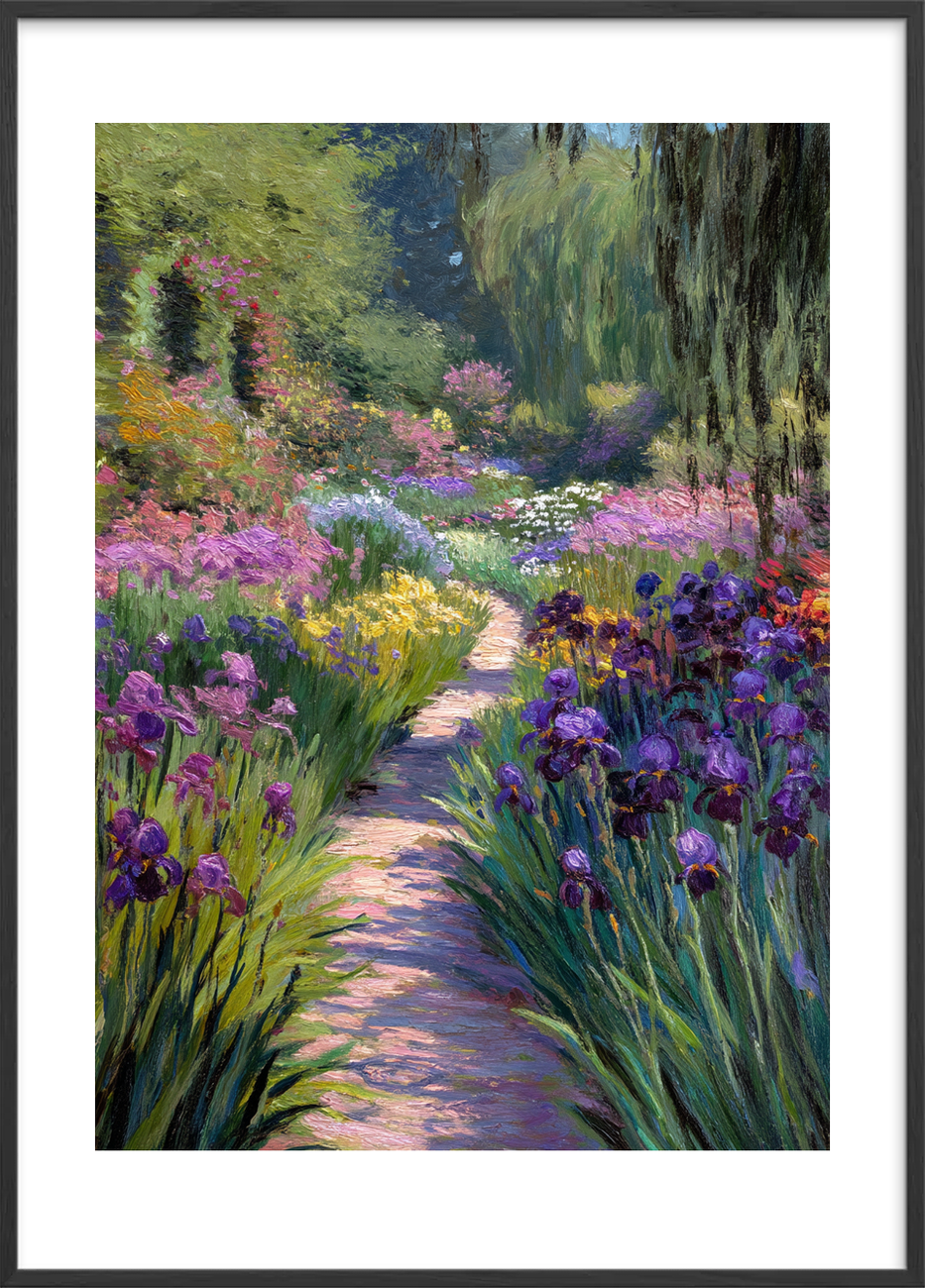 Stiens sagte sang - Black Frame, With White Border