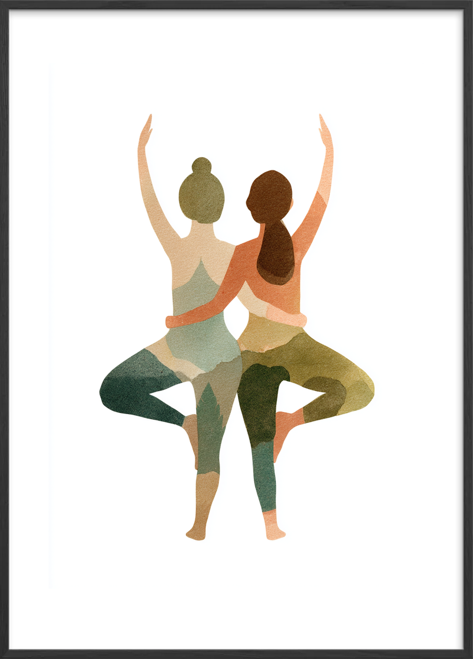 Hviskende rytme under huden - Black Frame, With White Border