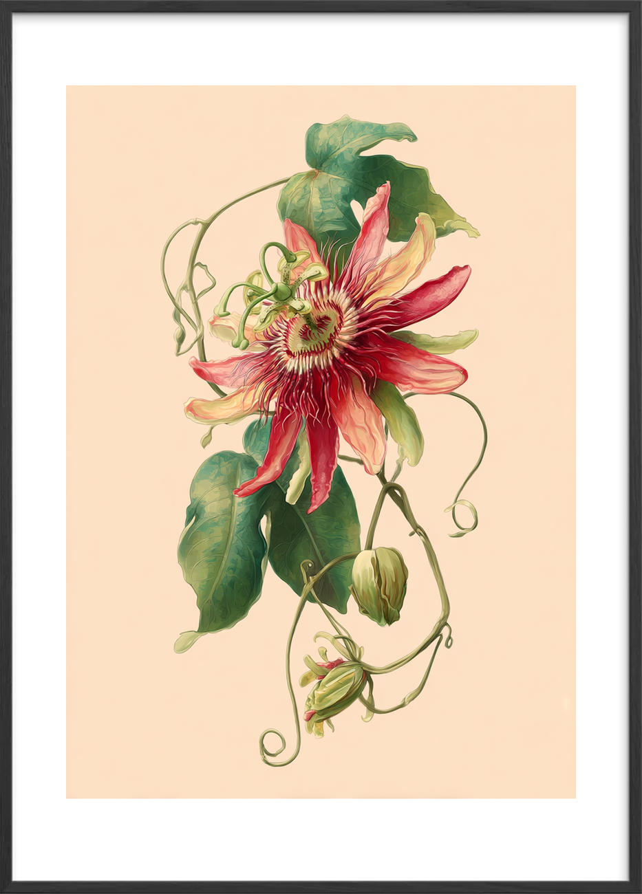 Smygende summen af sommer - Black Frame, With White Border