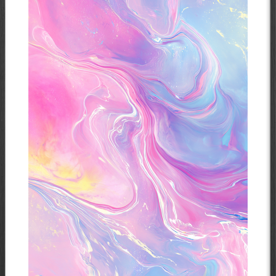 **Lyd af flydende silke** - Black Frame, With White Border