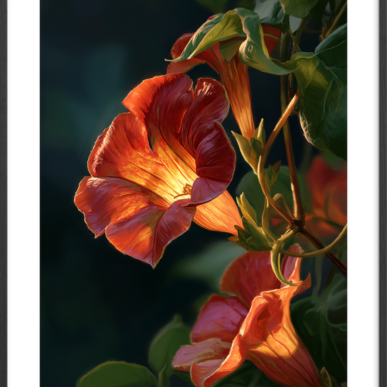 Indre glødens sang - Black Frame, With White Border