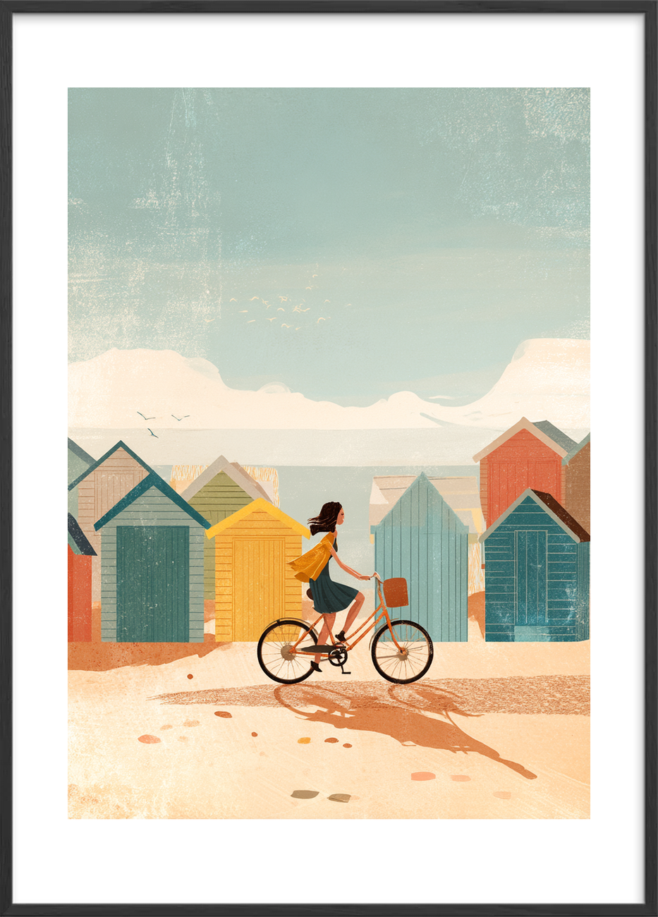 Salt på læben - Black Frame, With White Border