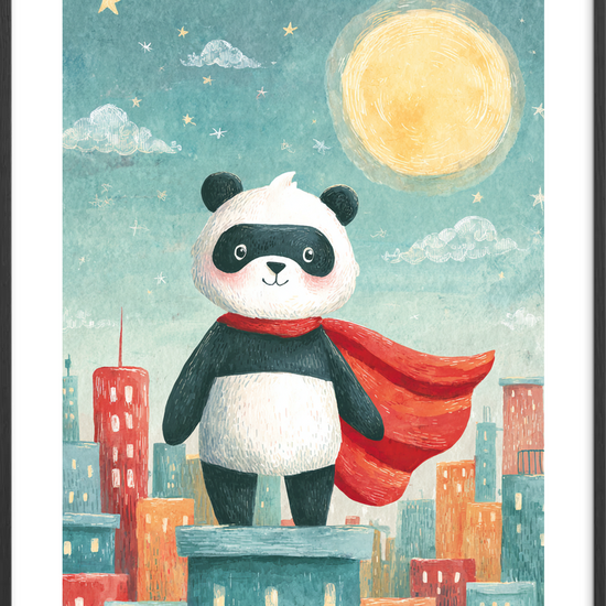 Månens varme hvisken - Black Frame, With White Border