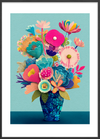 Papirblomsternes sagte klang - Black Frame, With White Border