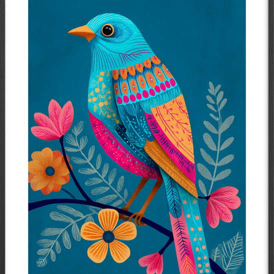 Smagen af himlen - Black Frame, With White Border