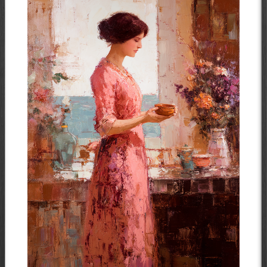 Smagens stille ritual - Black Frame, With White Border