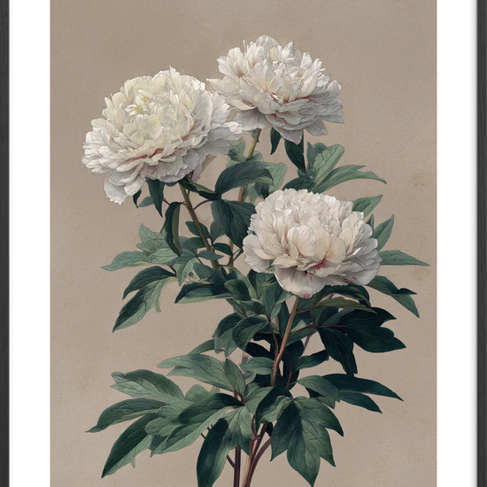 Duft af tavs sommer - Black Frame, With White Border