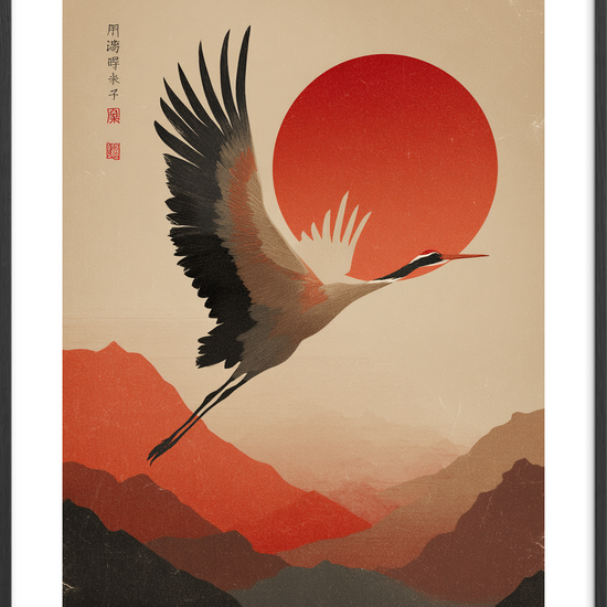 Klang af sol og vinger - Black Frame, With White Border