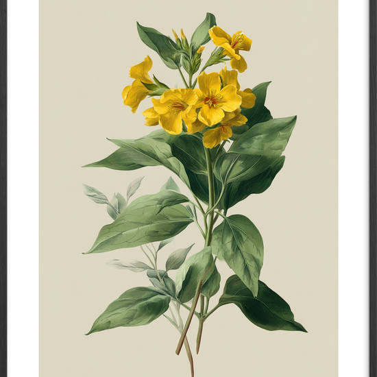 Honningduft af sommer - Black Frame, With White Border