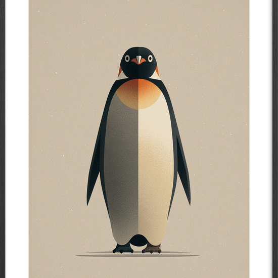 Mumlen fra frostens hjerte - Black Frame, With White Border