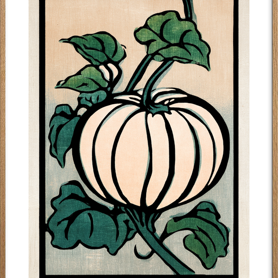 Modenhedens stille hvisken - Oak Frame, With White Border