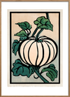 Modenhedens stille hvisken - Oak Frame, With White Border
