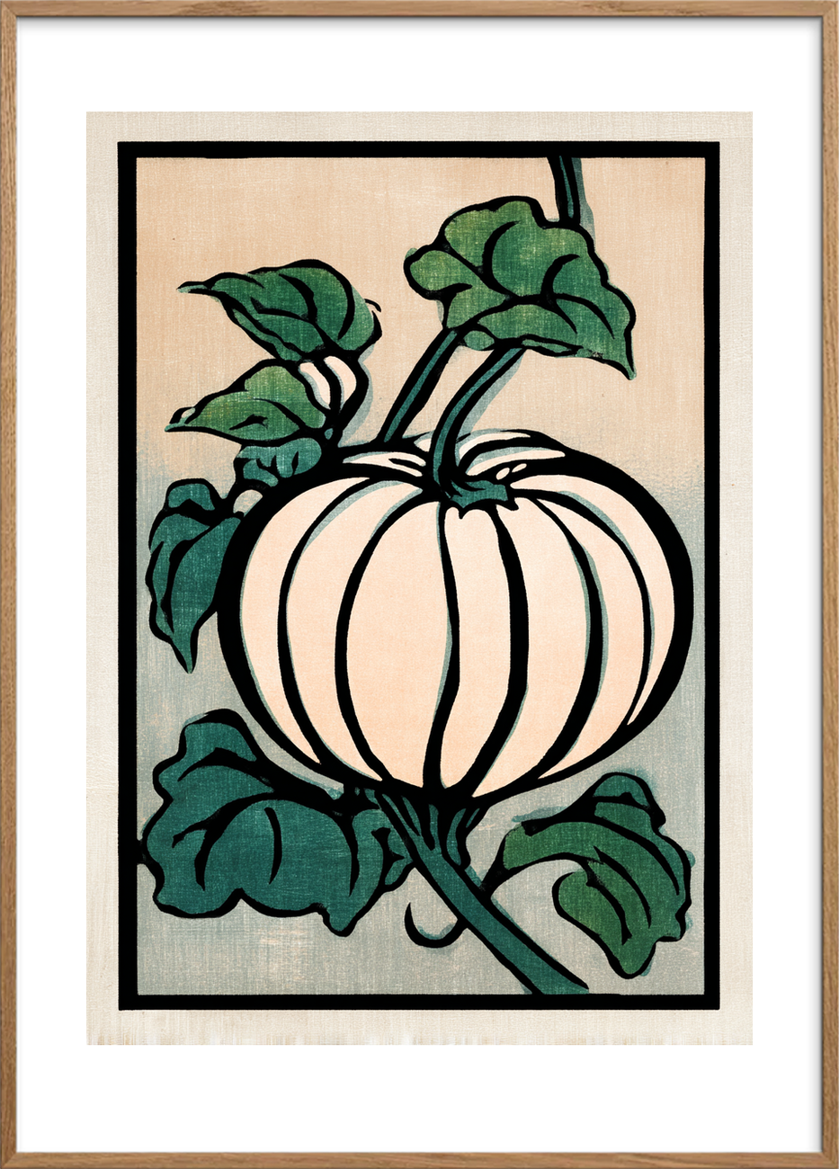 Modenhedens stille hvisken - Oak Frame, With White Border