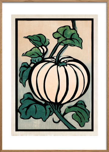 Modenhedens stille hvisken - Oak Frame, With White Border