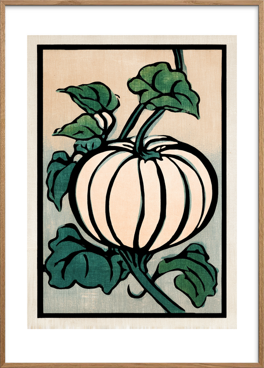 Modenhedens stille hvisken - Oak Frame, With White Border