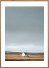 Husets stille hvisken - Oak Frame, With White Border