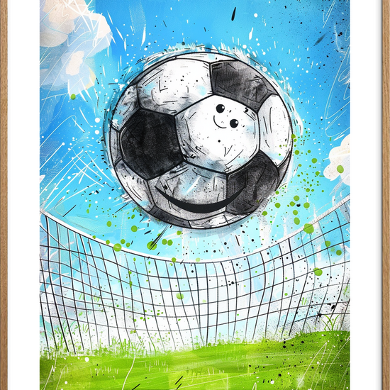 Smagen af sejrsrus - Oak Frame, With White Border