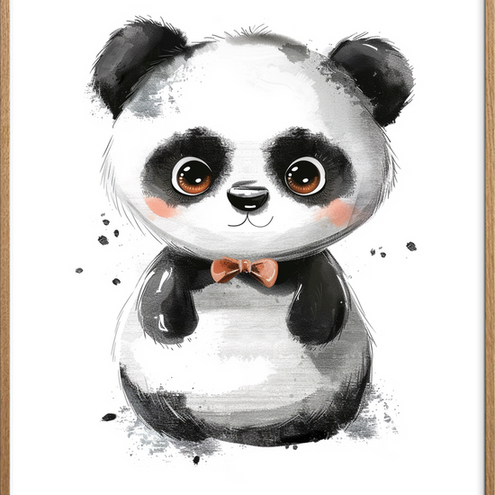 Blød hvisken i mørke - Oak Frame, With White Border