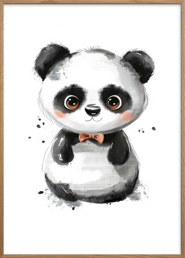 Blød hvisken i mørke - Oak Frame, With White Border