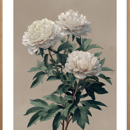 Duft af tavs sommer - Oak Frame, With White Border