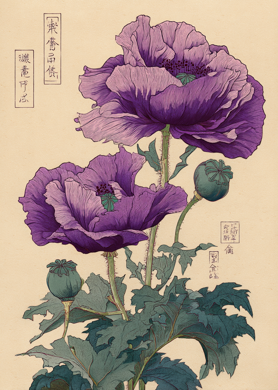 Hvisken fra lilla kronblade - No Frame, No Border