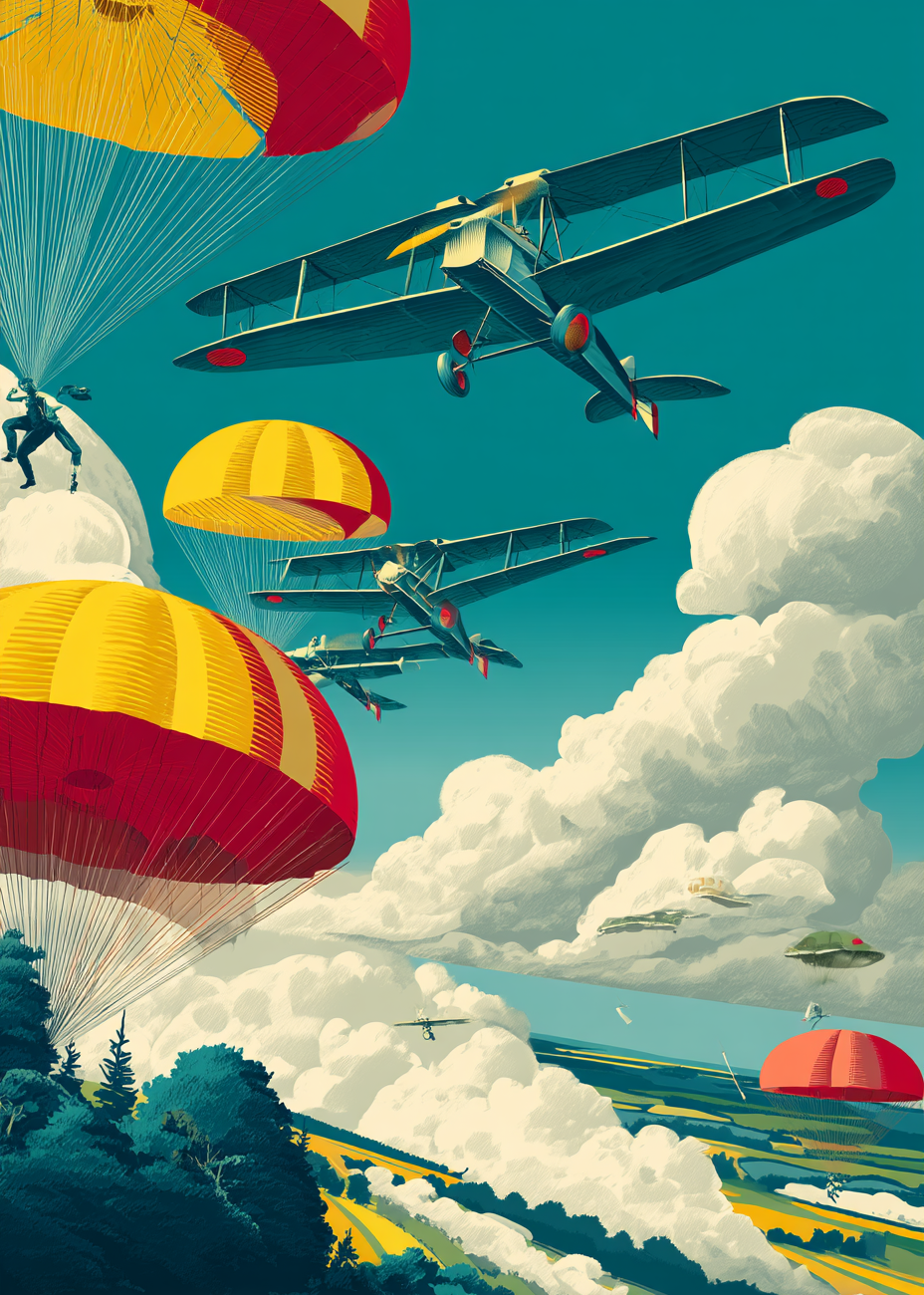 Luftens trommeslag i frit fald - No Frame, No Border