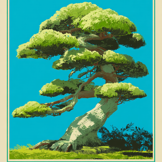 Vindens hvisken i grønne kroner - No Frame, No Border