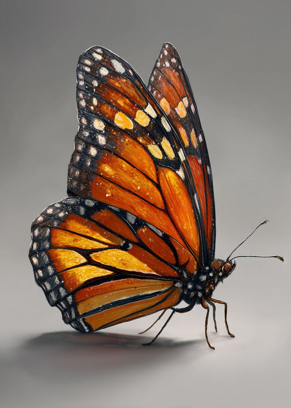 Sommerfuglens silkebløde hvisken - No Frame, No Border