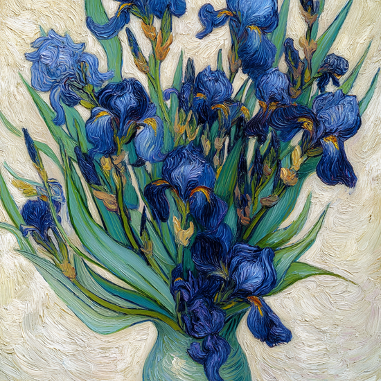 Blød blå hvisken - No Frame, No Border