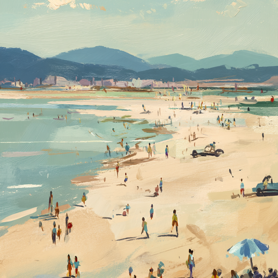 Saltets hvisken ved kysten - No Frame, No Border