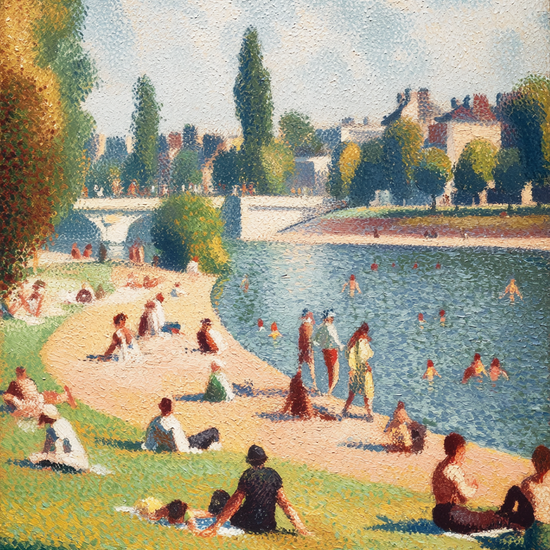 Smagen af sommer ved åen - No Frame, No Border