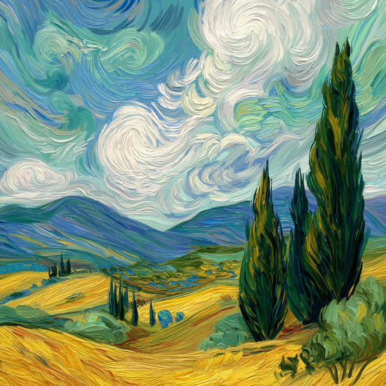 Vindens sang i gyldent hav - No Frame, No Border