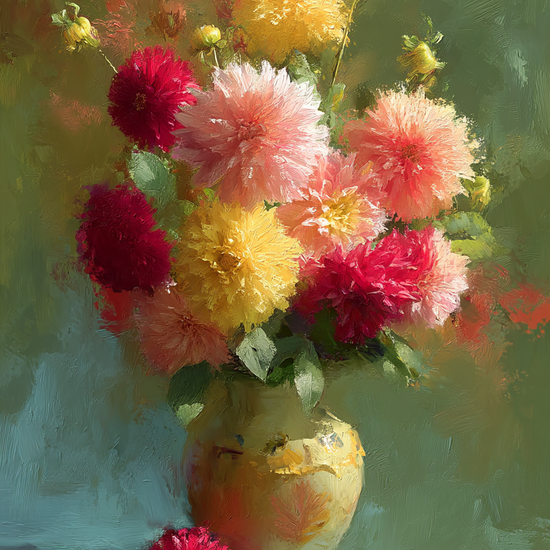 Honningblød blomstersus - No Frame, No Border