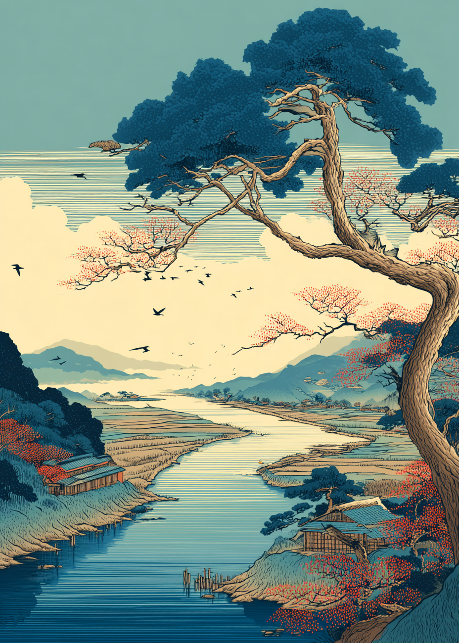 Vindens sang over floden - No Frame, No Border