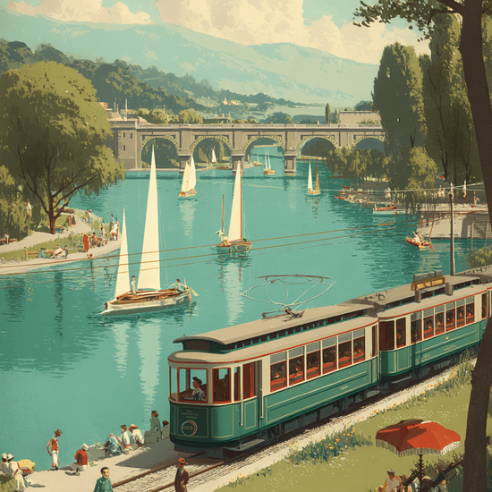 Sporvognens stille klang - No Frame, No Border