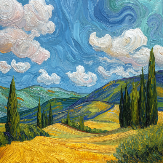 Susende gyldent hav - No Frame, No Border