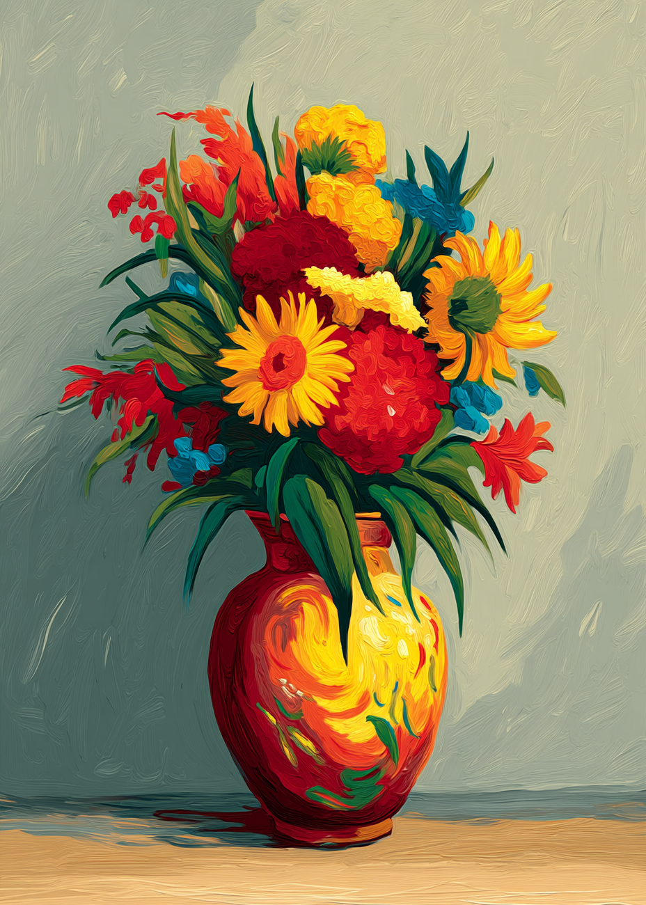 Duften af varme farver - No Frame, No Border