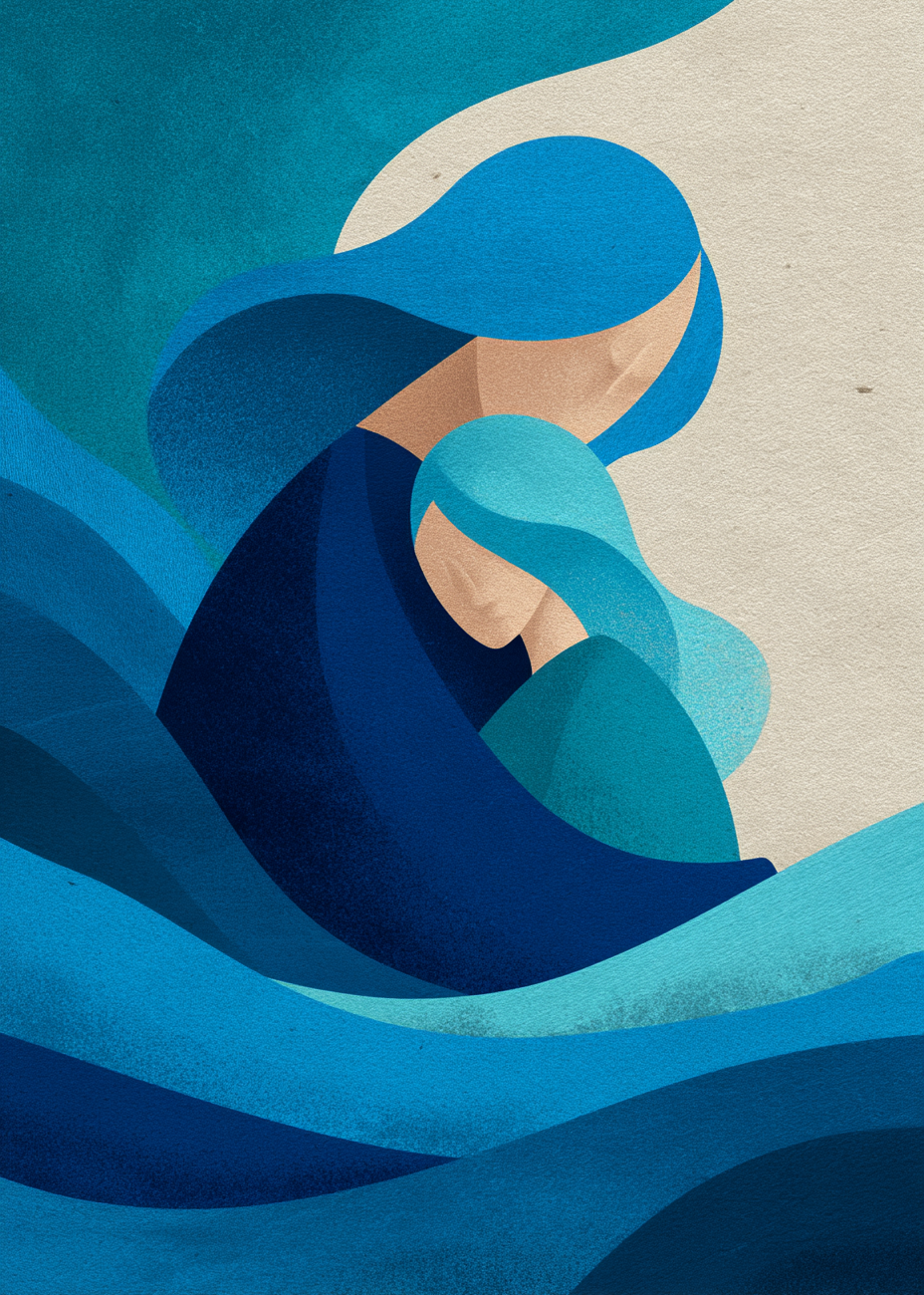 Bølgens bløde omfavnelse - No Frame, No Border