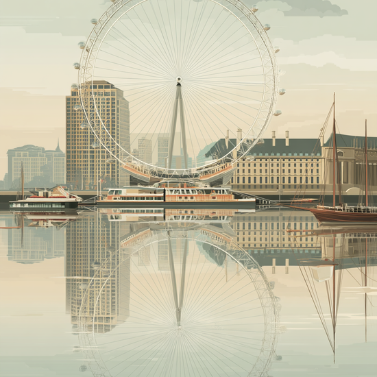 Sus over spejlende by - No Frame, No Border