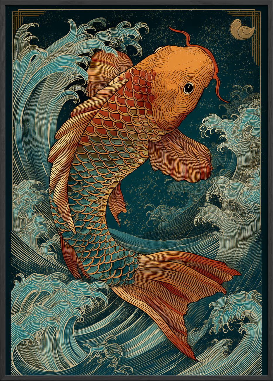 Bølgesang fra gyldne skæl - Black Frame, No Border