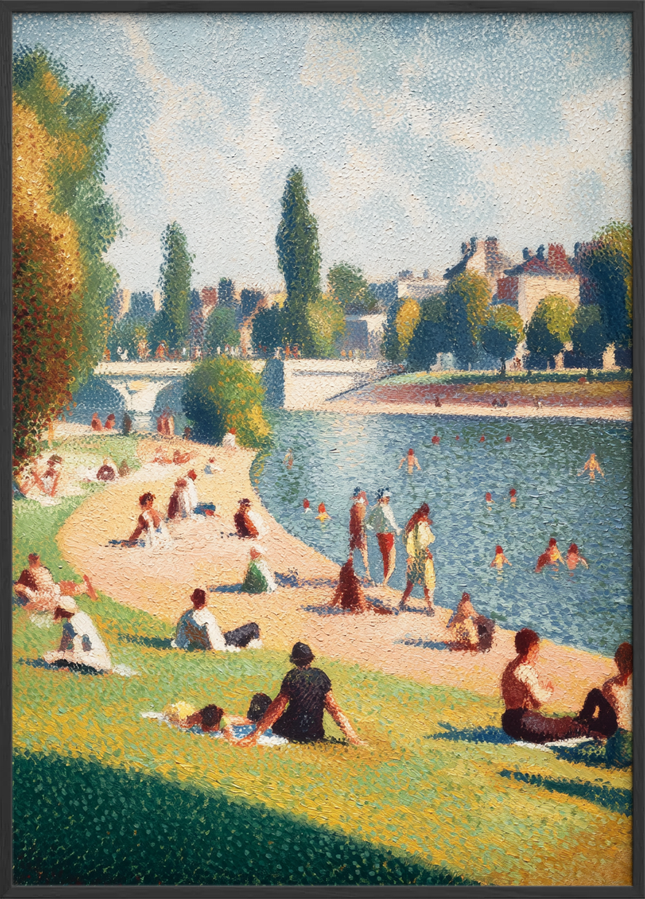 Smagen af sommer ved åen - Black Frame, No Border