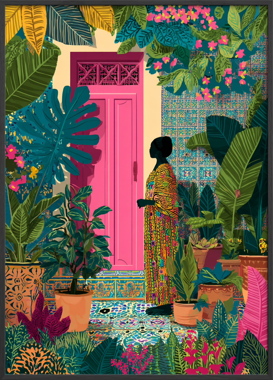 Tropisk stilheds sagte rytme - Black Frame, No Border