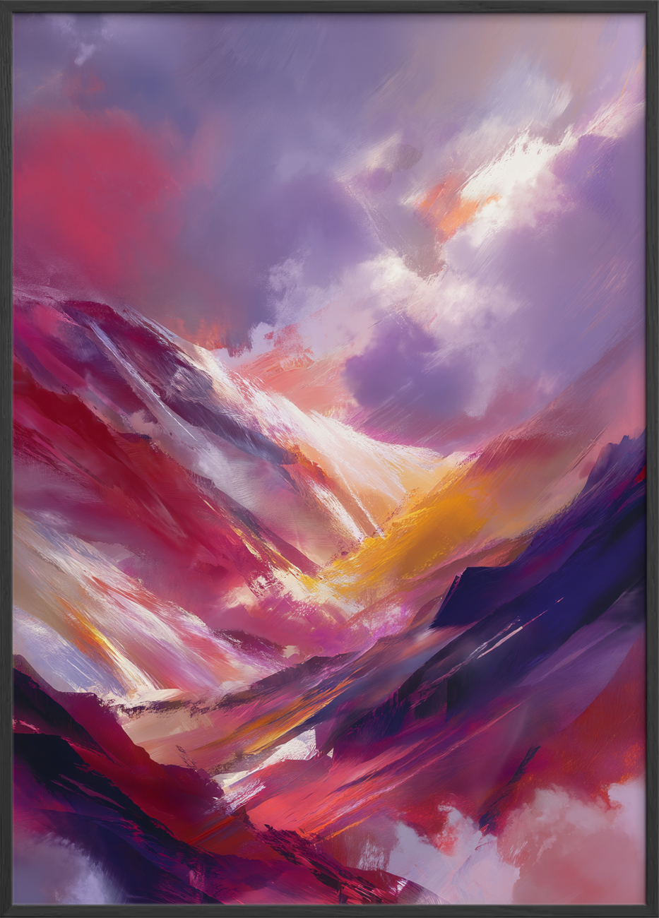 Smag af solnedgang - Black Frame, No Border