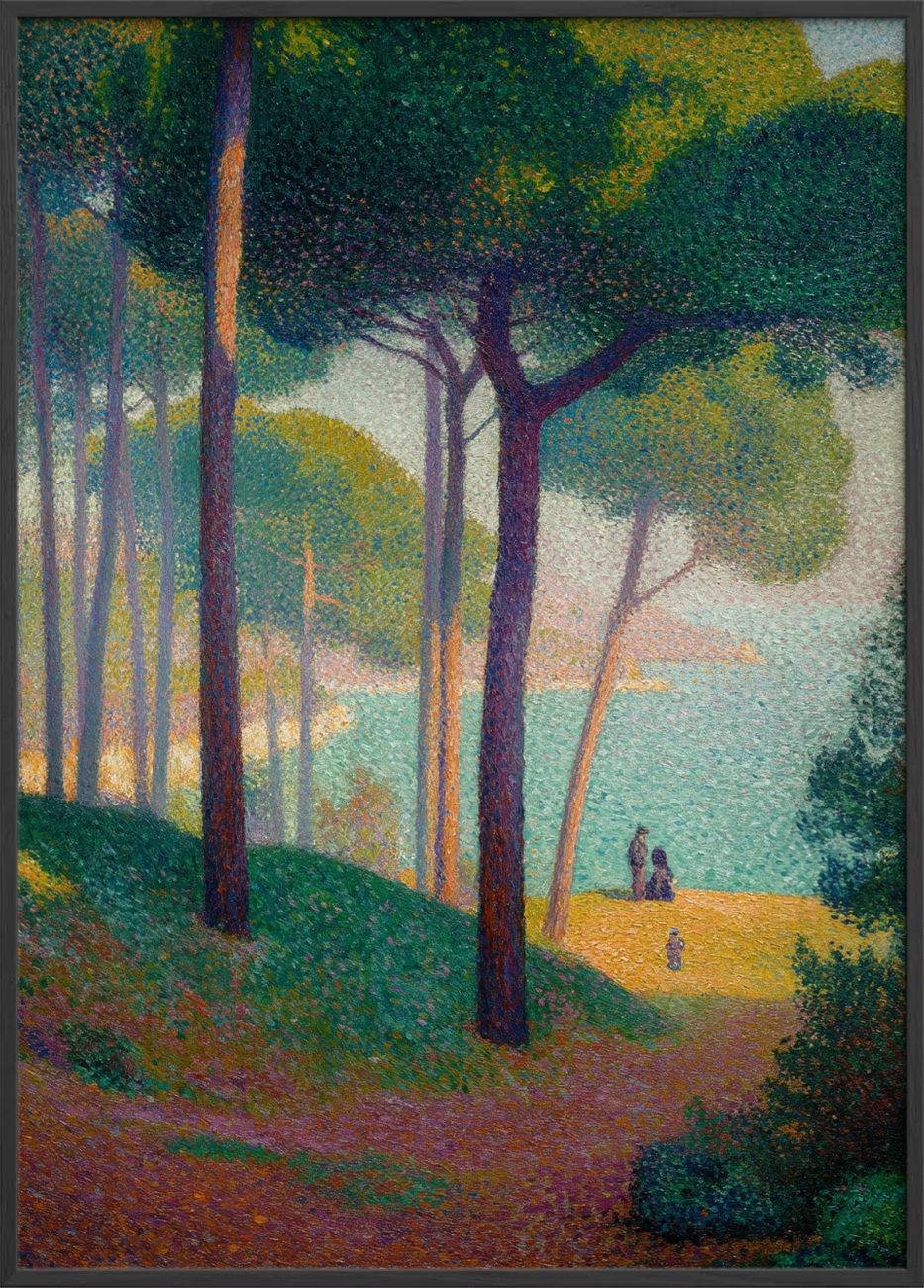 Stille hvisken ved kysten - Black Frame, No Border