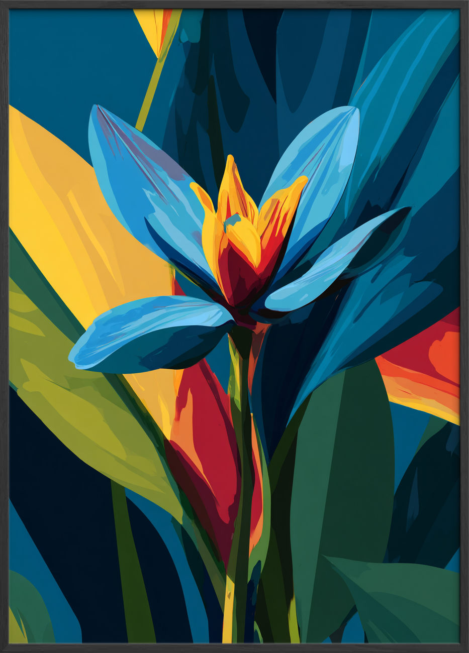 Stemme af tropisk silke - Black Frame, No Border