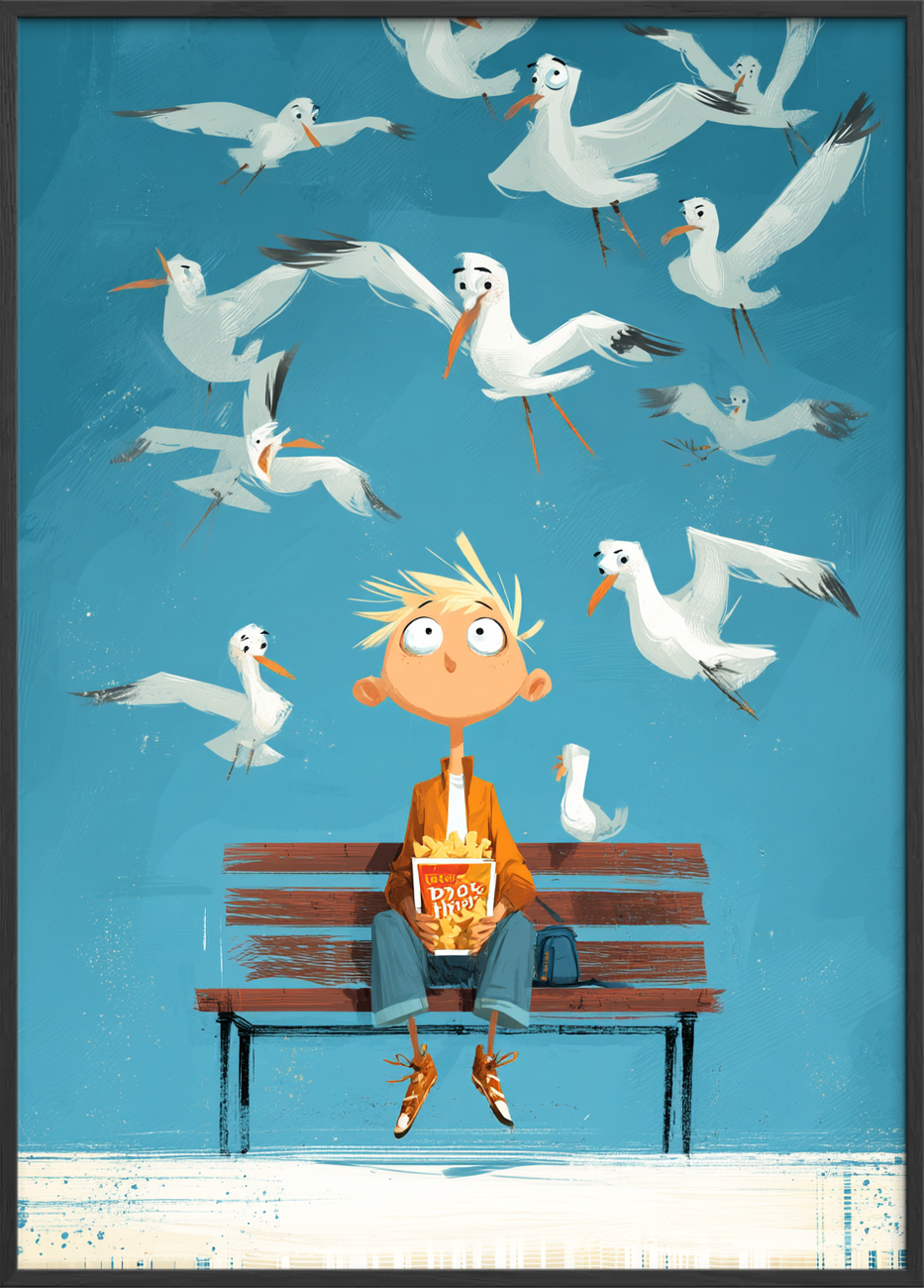 Knasende salt i luften - Black Frame, No Border